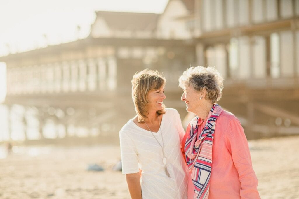 discussing memory care with loved one