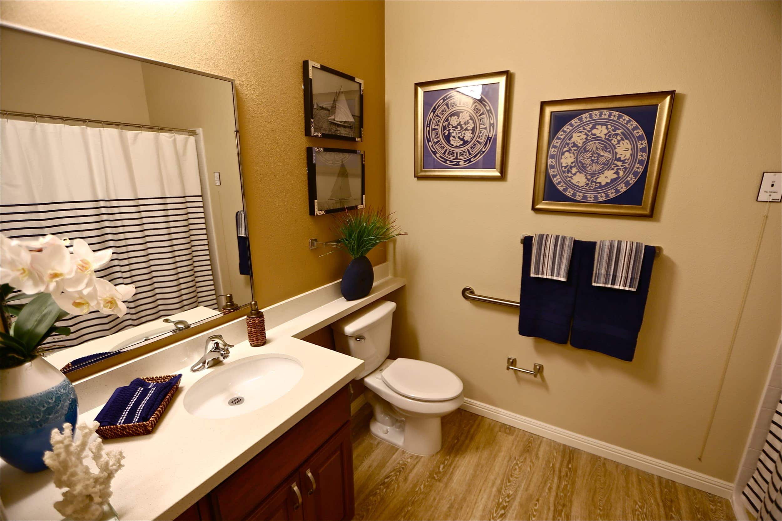 model suite bathroom